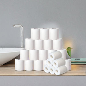 Papier toilette écologique 10 rouleaux, pâte de bois vierge, doux, durable, jetable, absorbant, paquet de papier toilette pour salle de bain, OEM, étiquette privée - Product Image 3