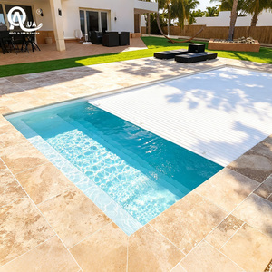 Cubierta Rectangular para Piscina de PVC AQUA – Lona de Seguridad para Piscina Exterior Resistente a los Rayos UV, Impermeable y a Prueba de Polvo - Product Image 1