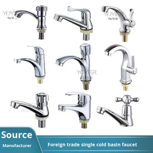 Moderno termostatico a manico singolo cromato rubinetto da bagno a foro singolo Bar rubinetto lavello con nucleo valvola in ceramica per uso scolastico - Product Image 2