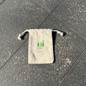 Cheap Price Eco Friendly Cotton Dust Pouch Custom Logo Printed Small Gift Pouch With Double <b>Strings</b> - Product Image 1