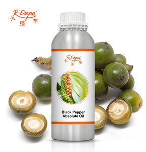 Aceite Absoluto de Semillas de <span class=keywords><strong>Pimienta</strong></span> Negra, Extracción por CO2, Aceite Esencial Orgánico, Juego de Aceites 100% Puros y Naturales para Difusor de Aromaterapia y Masajes - Product Image 1