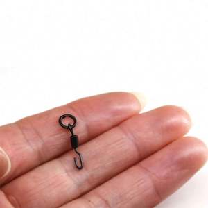<span class=keywords><strong>Spinner</strong></span> Swivel pour Ronnie <span class=keywords><strong>Rig</strong></span>, accessoires de pêche à la carpe, hameçons pour montage de carpe, émerillons rotatifs, équipement de pêche à changement rapide - Product Image 5