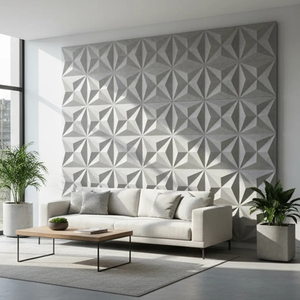 Revêtement en fibrociment flexible haute densité, imperméable, renforcé de cellulose, panneau mural extérieur - Product Image 4