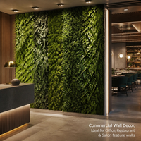 Panneau mural végétal artificiel en feuilles et fleurs mélangées, assortiment en gros, pour projets commerciaux, aménagement paysager, magasins, intérieur et décors de maison