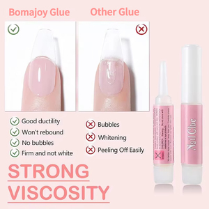 2025 <span class=keywords><strong>meilleur</strong></span> gros abordable fort <span class=keywords><strong>faux</strong></span> <span class=keywords><strong>ongles</strong></span> collage à base d'eau Nail Art <span class=keywords><strong>colle</strong></span> professionnel personnaliser étiquette 2g <span class=keywords><strong>colle</strong></span> à <span class=keywords><strong>ongles</strong></span> - Product Image 5