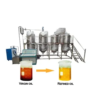 Petite machine de raffinage d'huile de colza raffinée prix machine raffinée huile de tournesol à haute teneur en acide oléique russe