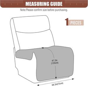 Set <span class=keywords><strong>Copridivano</strong></span> Reclinabile Extra-Large da 5 Pezzi Impermeabile <span class=keywords><strong>per</strong></span> <span class=keywords><strong>Divano</strong></span> Componibile a L ad Angolo Fodere Lavabili <span class=keywords><strong>per</strong></span> Cuscini <span class=keywords><strong>per</strong></span> la Casa - Product Image 3