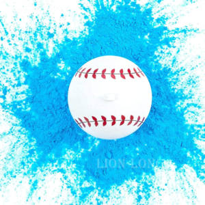Ensembles de baseball révélation de sexe Annonces Balles Annonce de douche Holi Smoke Golf Exploding Kit Gender Reveal Baseball - Product Image 1