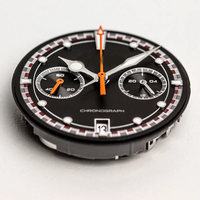 Reloj de Pulsera para Hombre, Cronógrafo de Acero Inoxidable, Estilo Vintage, Automático, de Cuarzo, Marca Trend OEM