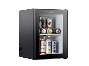 40L a bassa tensione LED a luce fredda di alta qualità Classfic Foam Door Hotel Minibar 5 anni di garanzia 0-8 C frigorifero senza rumore - Product Image 5