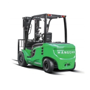 Electric Forklift with Cushion Tire Lead Acid Battery 4 Ton 5 Ton Electric Forklift Factory Price for Sale - Product Image 1