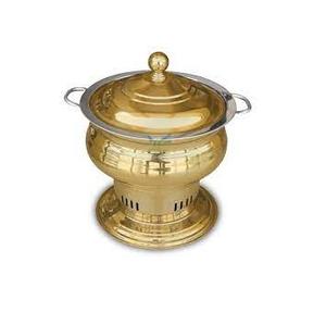 Service de traiteur chauffe-plats en laiton fini brillant fournitures de restaurant et d'hôtel chauffe-plats équipement de buffet chauffe-plats - Product Image 3