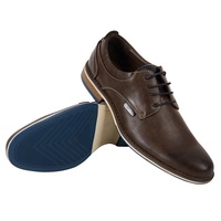 Chaussures habillées pour hommes, chaussures Oxford en cuir décontractées avec lacets, chaussures habillées classiques formelles