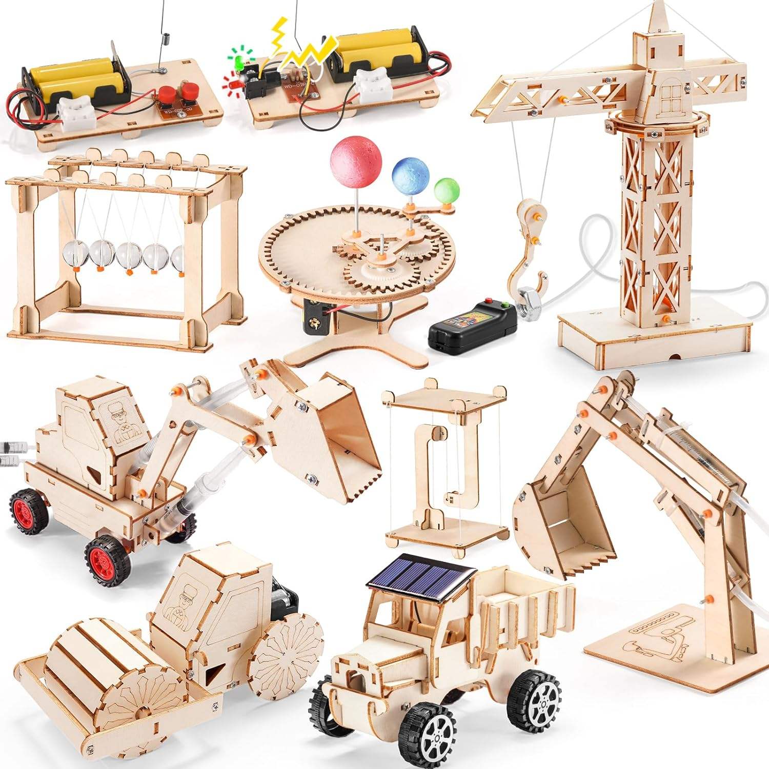 For Kids Wooden Construction Kits For Adults 3D Wooden Puzzle