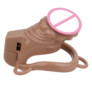 Jaula de Castidad Realista para Pene, Anillo de Castidad de Resina ABS en 4 Tamaños, Cinturón de Castidad, Herramientas Sexuales para Fetichismo y Adoración Femenina - Product Image 4