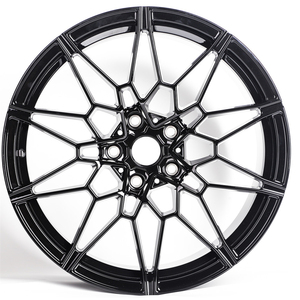 HRW PROJECT Nouvelle jante en alliage forgé pour voiture de course, finition argentée, 18-22 pouces, design concave, PCD 5x120, options ET 25/30/35/40mm - Product Image 2