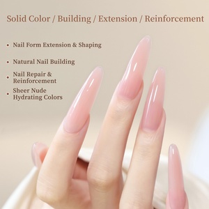 2025 Nude Transparent 30ml Large Capacity <b>Extension</b> Builder Gel <b>Nail</b> Mold Shaping Salon Manicure Soak Off Polish Tool - Product Image 3