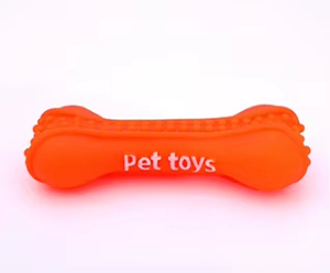 Juguetes Interactivos para Mascotas, Hueso de Goma Resistente a Mordidas para Perros, Alivio para la Dentición de Cachorros, Juguetes Artificiales con Sonido para Mascotas y Perros - Product Image 6
