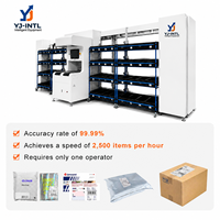 Máquina Clasificadora Automática de Paquetes de Alta Velocidad, Sistema de Clasificación de Paquetes con Bandejas Automáticas, Robot Clasificador, 2500 Piezas/H, 100 Ranuras