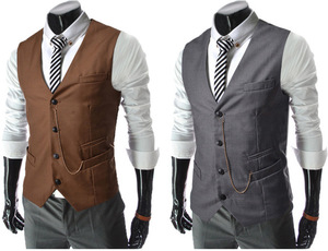 <span class=keywords><strong>Gilet</strong></span> de <span class=keywords><strong>Costume</strong></span> <span class=keywords><strong>Homme</strong></span> Slim en Laine Réversible <span class=keywords><strong>Double</strong></span> <span class=keywords><strong>Boutonnage</strong></span> Coupe-Vent Design Personnalisé Haute Qualité Pièce Tendance Utilitaire - Product Image 5