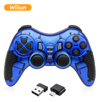 Manette de jeu sans fil 2,4 G 6-en-1 pour TV Box/PC, compatible PS2/PS3/PC360/Android - Manette de jeu sans fil multiplateforme