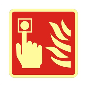 Photoluminescent Fire Alarm Call Point Safety <strong>Warning</strong> <strong>Sign</strong> Fire protection Signs - Product Image 4