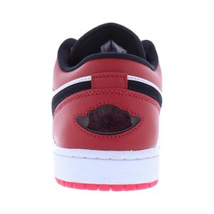 Zapatillas Nike Air Jordan 1 Low SE de Cuero para Hombre, Color Blanco, Negro y Rojo Varsity, Estilo Baloncesto - Product Image 3