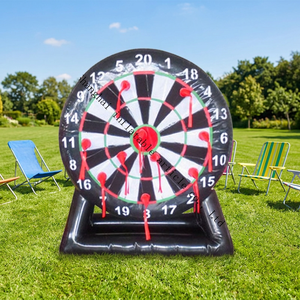 Comercial personalizado PVC inflable fútbol al aire libre juego de mesa de dardos inflable tiro al blanco fútbol deportes juegos para la venta - Product Image 1