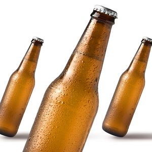 Botellas de <span class=keywords><strong>cerveza</strong></span> artesanales de cristal transparente marrón personalizadas al por mayor, botellas vacías, botellas de bebidas - Product Image 3