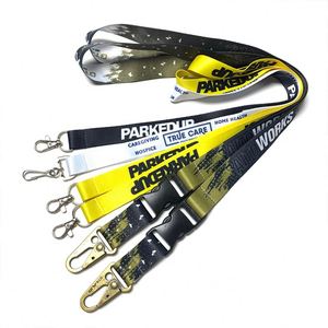 Neon Color Long Neck <b>Lanyard</b> 25mm Customized Printed <b>Polyester</b> Neck Strap Football Event <b>Lanyard</b> - Product Image 2