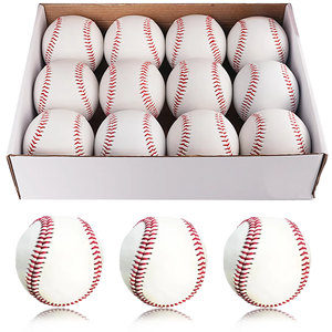 1 pièces 9 pouces blanc sécurité enfant Baseball Base balle pratique entraînement PU enfants Softball balles Sport équipe jeu pas de couture à la main  18