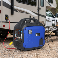 Outdoor, Camping, Wohnmobil, LKW mit Hochleistungs-Dauerleistung von 2000W, Kraftstoffsparender 12V/24V Mini-Benzingenerator