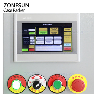 ZONESUN ZS-CPL Automatic Servo Pick and Place Bottle Jar Vertical <b>Top</b> <b>Load</b> Case Vacuum Gripper Grab Type Packaging Machine - Product Image 2