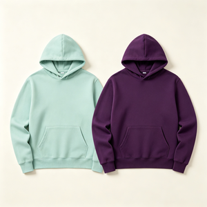 Sweat-shirt à capuche unisexe personnalisable de haute qualité, vierge, pour logo personnalisé, vente en gros OEM - Product Image 1