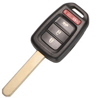 Coque de clé de voiture à transpondeur Offre Spéciale 2 boutons clé de voiture à distance étui de remplacement de lame non coupée pour honda