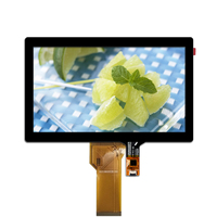 Pantalla LCD Personalizable de 7 Pulgadas, Panel HMI de 800*480, Módulo de Pantalla TFT RGB con Superficie Antideslumbrante y Retroiluminación LED