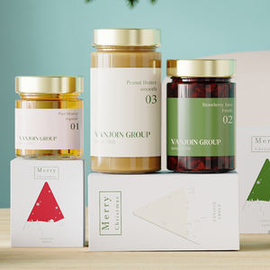 Barattolo per Miele 16oz <span class=keywords><strong>500</strong></span> <span class=keywords><strong>ml</strong></span>, Vaso Decorativo <span class=keywords><strong>in</strong></span> <span class=keywords><strong>Vetro</strong></span> per Alimenti, Contenitore <span class=keywords><strong>in</strong></span> <span class=keywords><strong>Vetro</strong></span> a Pareti Dritte 8oz - Product Image 4