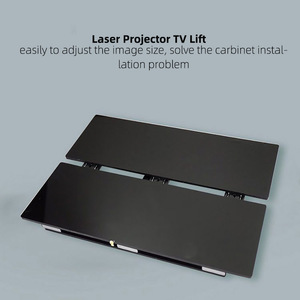 Plateau coulissant pour projecteur laser UST, ultra courte focale, rétractable, pour meuble TV, support manuel pour projecteur UST, jusqu'à <span class=keywords><strong>150</strong></span> pouces - Product Image 1