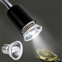 Lampe solaire à spectre complet UVA + UVB 50W pour reptiles et amphibiens, lampe halogène pour bain de soleil