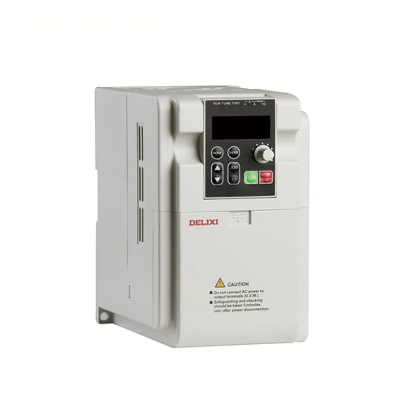 Delixi Miniatur-Niederfrequenz-Wechsel richter 0,75 kW VFD 220V 3-Phasen-Frequenzumrichter 60Hz 50Hz