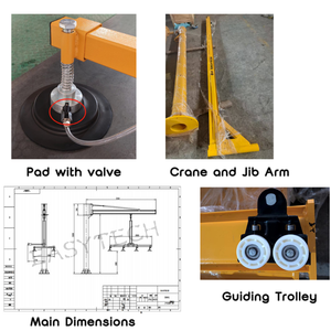 Robot de levage automatique pour camion-grue 1 tonne, élévateur de tôles pour machine de découpe laser, ventouse de levage pour tôles - Product Image 4
