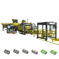 Machine automatique de fabrication de blocs hydrauliques H2000, ligne de production de briques en ciment pour pavés et blocs creux en béton