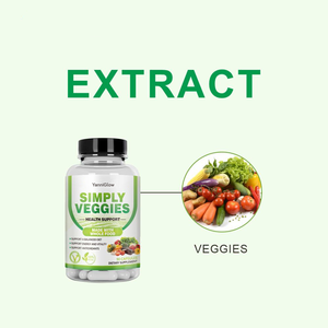 Suplemen Antioksidan Vitalitas Energi Dewasa YanniGlow OEM ODM <span class=keywords><strong>Simply</strong></span> Veggies Capsules untuk Kesehatan Pencernaan dan Diet Seimbang - Product Image 3