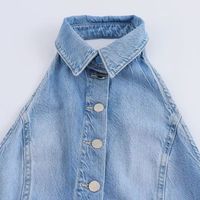 Combinaisons en jean sans manches pour femmes, combinaisons longues, combinaisons une pièce, tenues