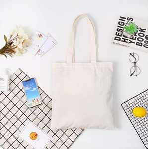 Bolsas de Compra Reutilizables de Lona de Algodón Personalizadas al por Mayor, Blancas Lisas con Logotipo Impreso Personalizado - Product Image 5