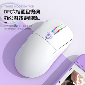 R518 Tri Mode <b>Wireless</b> <b>Mouse</b> 2.4G Optical 6 Buttons <b>Rechargeable</b> Gaming Office Use - Product Image 1