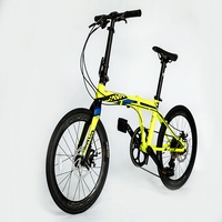 JAVA vélo pliable de 20 pouces, IRA-451-10S de frein à disque, 10 vitesses, portable pour hommes et femmes
