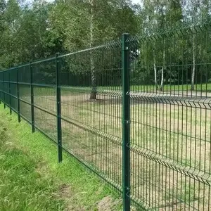 Cerca de malha de arame soldada para jardim curva 3d galvanizada de alta qualidade para Euro