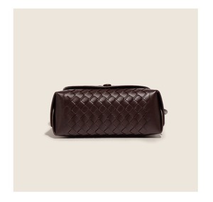 High Quality Versatile Retro Single-Shoulder Crossbody Women's <strong>Bag</strong> Fresh Fashionable Trendy Hand-Woven PU Zipper Small <strong>Bag</strong> - Product Image 6