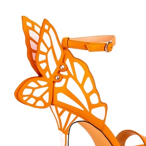 Sandalias de tacón alto con diamantes brillantes para mujer, talla grande 45, de ajuste <span class=keywords><strong>ancho</strong></span>, con una sola tira, estilo stiletto, para verano. - Product Image 6